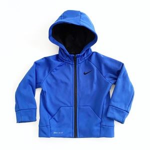 Nike Blue Zip Up Hoodie